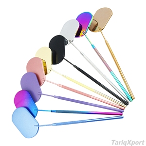 Professional Handheld Stainless Steel Eyelash Extension Tools New Arrival Crescent Makeup Mirror Eyelash Mirror - Product Image 5