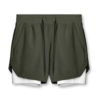 Shorts de sport pour hommes en nylon tissé OEM, écologiques, respirants, à séchage rapide, pour un style de vie actif, avec programme de personnalisation de marque