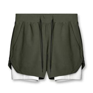 Shorts en nylon tissé OEM pour hommes, vêtements de sport, shorts pour un style de vie actif, programme de marquage personnalisé - Product Image 2