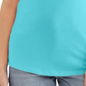 Camiseta sin mangas de algodón acanalado premium para mujer, informal, básica, de verano, para fitness, ropa deportiva, camiseta para dama - Product Image 3