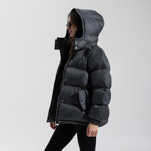 Vestes d'hiver personnalisées OEM de haute qualité, vêtements d'extérieur, veste matelassée à fermeture éclair pour femmes - Product Image 4