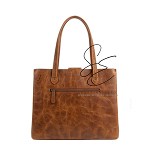 Sac fourre-tout vintage en cuir de vachette véritable SEHRAINN avec rabat à fermoir décoré, sac à main pour femme pour usage quotidien, sac à bandoulière pour le bureau - Product Image 4