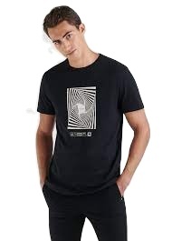 Camiseta ecológica de punto de algodón 100% de alta calidad para hombre Diseño de impresión personalizable en colores Pantone Crea tu propio estilo - Product Image 4