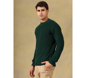 Custom <b>Men's</b> Round Neck <b>Cardigan</b> Geometric Pattern High Quality Quick Dry Wool Liner Embossed Winter Casual <b>Long</b> Sleeve - Product Image 1
