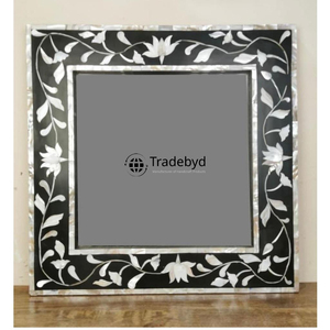 Elegante y Creativo Marco de Nácar Hecho a Mano con Incrustaciones de Concha y Acabado Brillante para Fotos de Tradebyd - Product Image 2