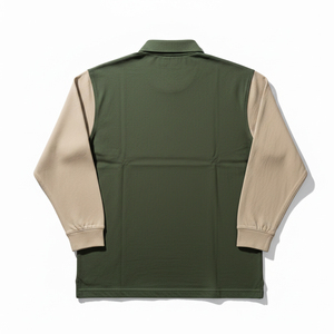Men Winter Thick <b>Thermal</b> Long Sleeve Polo Shirt Fleece Lined Warm Full Sleeve Polo <b>Tops</b> Heavyweight Cotton Polo Shirt - Product Image 2