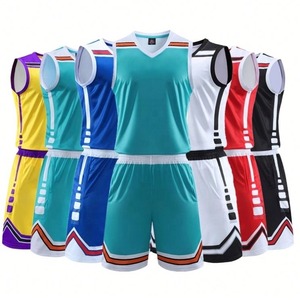 Maillot de basket-ball en gros d'usine, ensemble de sport personnalisé, qualité supérieure, logo et nom imprimés, maillot pour hommes et jeunes - Product Image 2