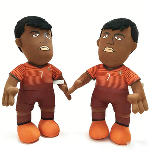 Peluche personalizado de la selección nacional, peluche coleccionable de atleta de fútbol, muñeco de peluche de merchandising para aficionados al fútbol - Product Image 1