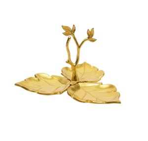 Luxury Metal Rectangle Polished Dry Fruit Serving Bowl Tree Stand Decorative Snack Platter for Home Kitchen Hotel Restaurant - Product Image 4