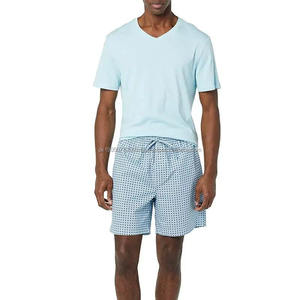 Summer Wear Men Set Sportswear Suit Men Short Sleeve T Shirt Shorts Sets Two Piece Fashion Plus Size High Street Cotton Twin Set - Product Image 2