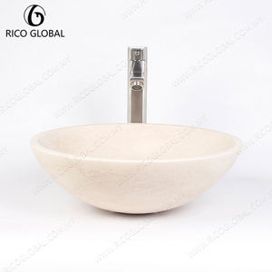 อ่างล้างหน้าแบบแขวนผนัง RICO GLOBAL Travertine ดีไซน์มินิมอล ผิวด้าน - Product Image 6