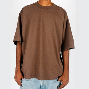 Factory Direct Custom Fashion Streetwear Tees Heavyweight Cotton Drop Shoulder Tees Private Label - Product Image 1