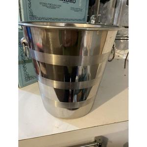 Cubeta de Hielo Ecológica Estilo Zen Asiático, Enfriador de Vino a Prueba de Fugas, Cubeta de Hielo de Acero Inoxidable Sostenible para Cerveza, Artículos para Bares y Restaurantes - Product Image 1