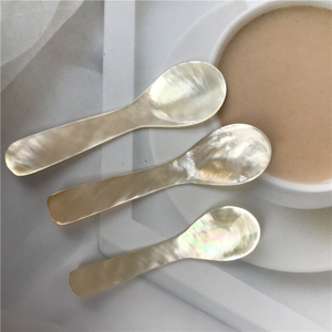 Vente directe d'usine au Vietnam, cuillère en nacre, polissage miroir, écologique, style bohème, pour caviar, mariage, cuisine à domicile, restaurant - Product Image 1
