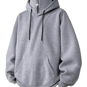 Sudaderas con Capucha para Hombre, Invierno, Color Sólido, Ecológicas, con Logotipo Personalizado, 50% Algodón, 50% Poliéster, Casuales, para Adultos, de Secado Rápido, Transpirables, Tejidas - Product Image 1