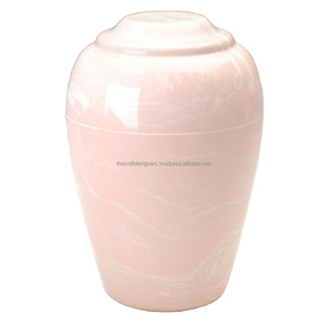 Womens chôn cất <span class=keywords><strong>container</strong></span> nhựa Jar tang lễ món quà tưởng niệm người lớn hỏa Táng urn Trọng lượng nhẹ bán buôn sợi thủy tinh tro urn - Product Image 4