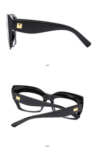 Lmamba 204 Fashion Large <b>Frame</b> Anti-Blue Light <b>Plastic</b> Glasses Square <b>Frame</b> Cat Eye Custom Prescription Eye Glasses Women - Product Image 4