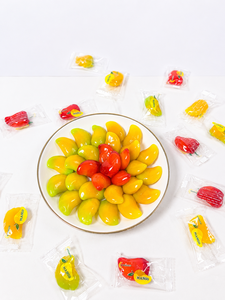 OEM ODM Red Mango Peelable <b>Gummy</b> <b>Candy</b> Rich Ripe Mango Flavor Soft Chewy Snack Bagged Wholesale Competitive Price - Product Image 2
