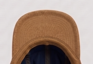 Gorra de béisbol unisex con bloques de color azul marino y marrón, estilo casual, ajuste regulable, para primavera y otoño - Product Image 6