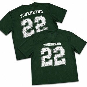 เสื้อยืดกีฬาผู้ชายทรงหลวม ผ้าโพลีเอสเตอร์ 100% ระบายอากาศ แห้งเร็ว พิมพ์ลายทั้งตัว พร้อมชื่อทีมตามสั่ง - Product Image 6