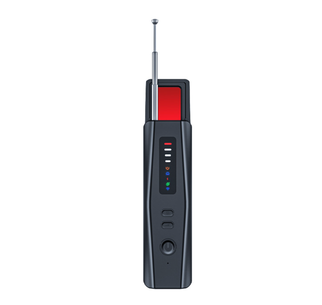 Hotel Hidden Camera Detector Wireless RF Infrared Magnetic Night Vision Anti-Spy Scanner with Flashlight Alarm