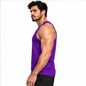 <b>Mens</b> Cotton Bamboo Fiber Tank Top Comfortable Summer Sleeveless <b>Vest</b> Casual Fitness <b>Gym</b> Sportswear Breathable Vintage Washed - Product Image 3