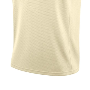 Camiseta de Baloncesto Personalizable, Color Crema con Ribete Rojo, Número 00, Impresión Sublimada, Unisex, Malla Transpirable para Adultos - Product Image 5