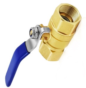 Vanne à boisseau sphérique en laiton de 1 pouce de qualité supérieure C Way, raccord femelle, haute température, PTFE, manuelle, OEM pour l'industrie maritime - Product Image 4