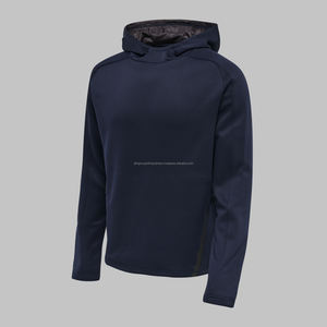 Sweat à capuche surdimensionné personnalisé pour hommes, broderie bouffante impression Logo 100% coton poids lourd 500gsm sweats à capuche unisexes vierges pour hommes vente en gros - Product Image 5