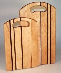 Ensemble de planches à découper multifonctionnelles en bois d'acacia, épaisseur 2,0 cm, bloc de découpe rectangulaire avec support, compatible lave-vaisselle - Product Image 2