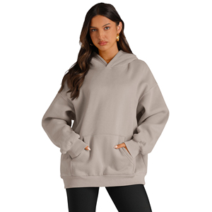 Camiseta Oversize de Mujer con Hombros Caídos, Logotipo Personalizado, Estilo Urbano, Ajuste Holgado, Algodón Pesado, Ropa Casual de Moda - Product Image 1