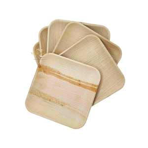 Natural Palm Leaf <b>Plates</b> Eco Friendly Biodegradable <b>Disposable</b> Camping Dinnerware Set 150 Count for Catering Vietchoice - Product Image 6