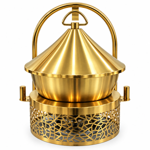 Plat à réchaud en acier inoxydable Aurevia Royale avec finition miroir, durable et éco-responsable - Product Image 6