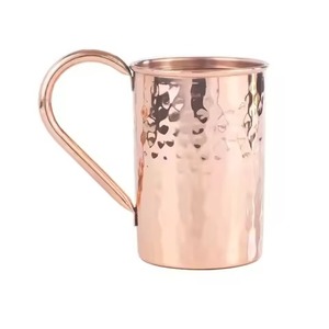 Elegant Bar Copper Mug Moscow Mule Cup Pure Copper <b>Drinkware</b> for Cocktail Kitchen Restaurant Serving - Product Image 4