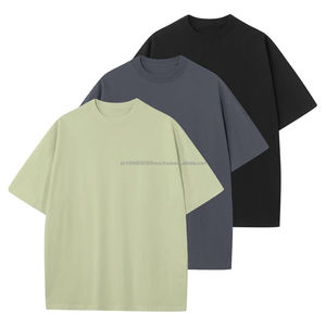 Camisetas Holgadas para Hombre, 100% Algodón Transpirable, de Alta Calidad, con Hombros Caídos, Diseño de Logotipo Personalizado, Ajuste Holgado, Talla Grande - Product Image 6