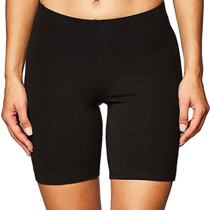 Women's Custom Logo Printing Breathable Waterproof Windproof High Quality Athletic Biker Shorts 100% Cotton <b>Elastic</b> <b>Waist</b> Summer - Product Image 1