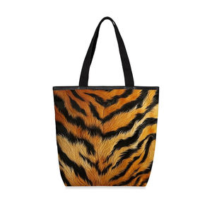 Sac fourre-tout en toile de coton 100% de haute qualité, durable, à la mode, avec impression par sublimation écologique, logo personnalisé, sacs à main de luxe pour la plage - Product Image 1