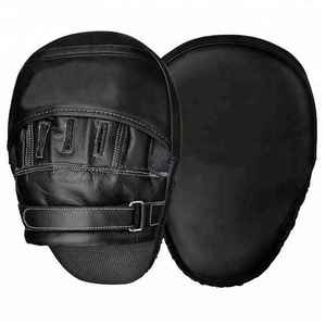 High Quality Adjustable Adult Training Boxing Punching <b>Focus</b> <b>Pad</b> Kicking Palm <b>Pads</b> Waterproof PU Leather Hand Grips - Product Image 1