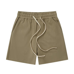 Pantalones Cortos de Algodón Premium de 370 g/m² con Dobladillo Enrollado, Diseño Nuevo y Personalizado, Pantalones Cortos Casuales de Alta Calidad para Hombre - Product Image 1