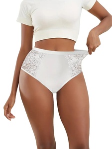 Culottes string taille basse pour femmes - Culottes unies avec bordure en dentelle, douces et respirantes, idéales pour le quotidien, les rendez-vous, les vacances et les fêtes - Product Image 4