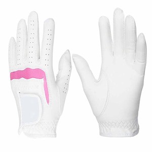 Gants de golf professionnels pour hommes en cuir véritable avec fermeture auto-agrippante, antidérapants, respirants et durables pour les sports de plein air - Product Image 1