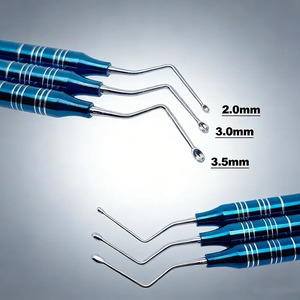 Instrumentos Quirúrgicos BAFA, Cureta para Implantes Dentales, Cuchara para Hueso, Empuñadura Ergonómica Manual, Instrumento de Clase I para Limpieza Periodontal - Product Image 2