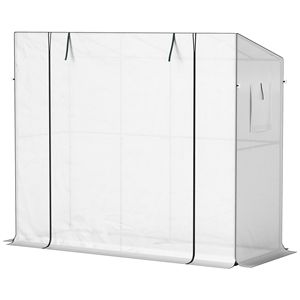 Invernadero Portátil Blanco de 6FT X 2FT X 5FT con Cubierta de Mylar Resistente a los Rayos UV, Cubierta de PE Ecológica para Exteriores - Product Image 1