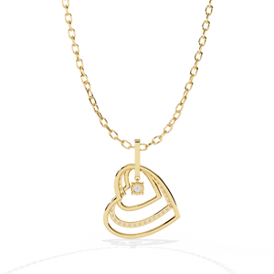 สร้อยคอจี้เพชรทรงกลมทองคำแท้ 14K ดีไซน์แฟชั่น สำหรับผู้หญิง ของขวัญสำหรับงานปาร์ตี้ - Product Image 5