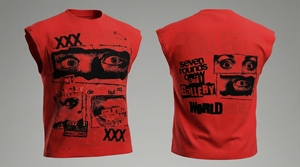 Camiseta Personalizada con Logotipo, Diseño Vintage, Impresión Digital, Sin Mangas, Estilo Urbano, Hip Hop, Transpirable, Sólida, Informal para Hombre - Product Image 5