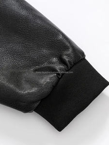 แจ็กเก็ตแฟชั่นหนังสำหรับผู้ชาย, แจ็กเก็ตแฟชั่นใหม่ล่าสุดใส่ได้พอดีกับผ้าแคนวาส - Product Image 6