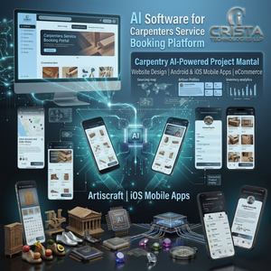 Logiciel ERP CRM AI pour menuisiers, plateforme de réservation de services, conception de site web, applications mobiles Android iOS, WordPress, Shopify, e-commerce - Product Image 2