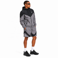 Chaquetas cortavientos de moda para hombre, impermeables, suaves, cortavientos, para lluvia, para exteriores, al por mayor, con cremallera.