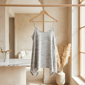 Débardeur d'allaitement Bmama en mélange de coton sans manches avec accès latéral dissimulé pour l'allaitement, coupe fluide, vêtement de grossesse, vente en gros - Product Image 1
