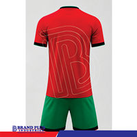 Maillot de football unisexe Brand Plus, ensemble de football, uniformes pour adultes, tenue d'entraînement personnalisée, nom et numéro imprimés numériquement, 100% polyester
